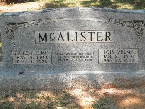 Ernest & Lois McAlister