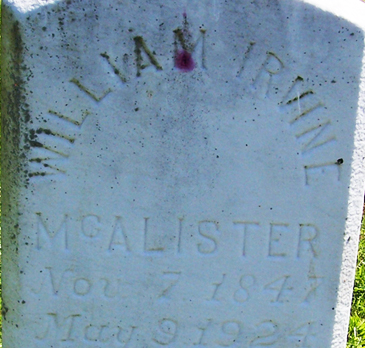 William Irvine McAlister