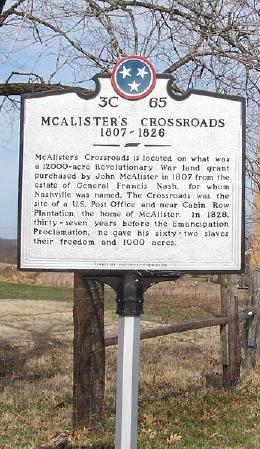 McAlister's Crossroads