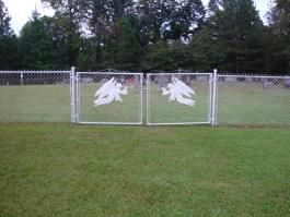 McAllister Cemetery gates